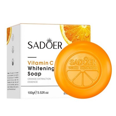Vitamin  C Seife Orange 100 g   Tiefenreinigung & Aufhellung   Gesicht & Körper