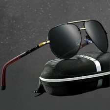 Aluminium HD Polarized Photochromic Sunglasses Men Outdoor Pilot Driving Glasses