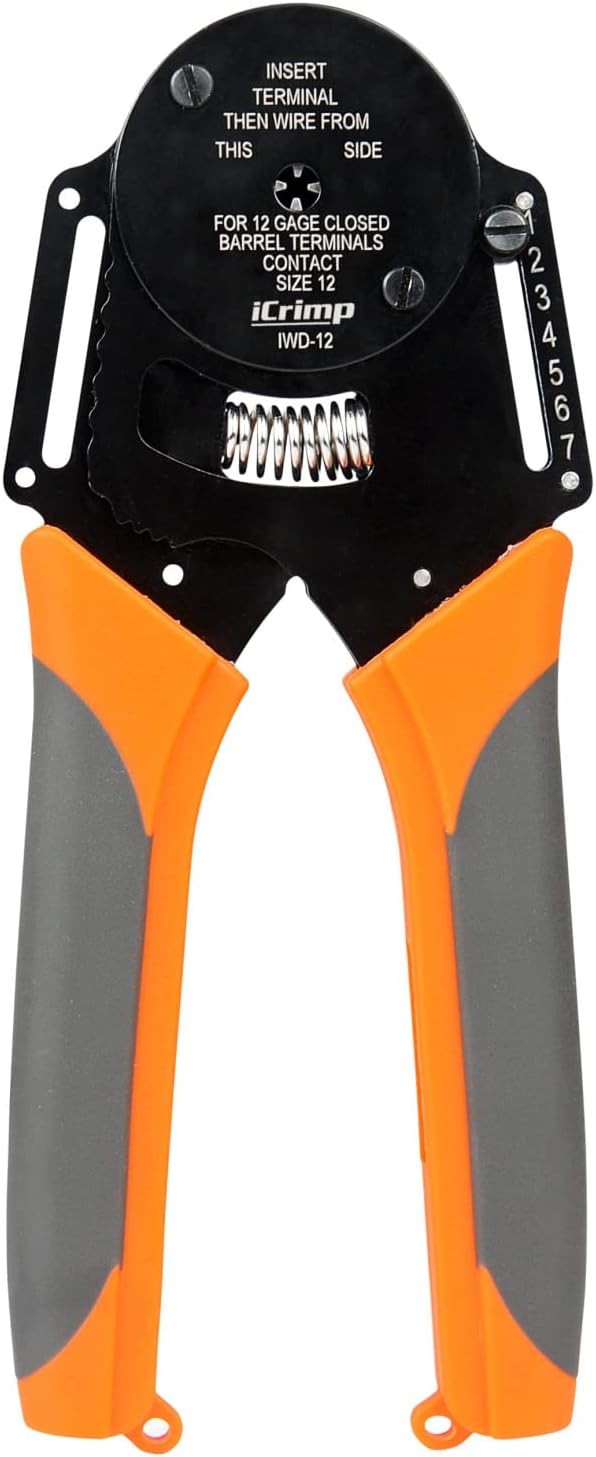 iCrimp Closed Barrel Crimper for Deutsch Solid Contacts Size 12 (AWG 12), 4-Way