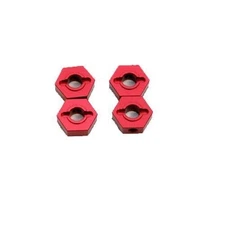 SPTST1654R STRC 12mm Aluminum Hex Adapters (Red) (4) (Slash 4x4)