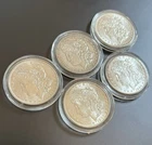 Lot of 5 Morgan Silver Dollars 1890 1900 1901-O 1902-O 1904-O 90% Silver
