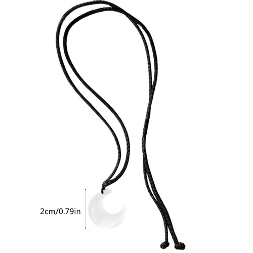 Simple Pendant Necklace Simple Black Rope Collar Necklaces Jewelry - Picture 8 of 8