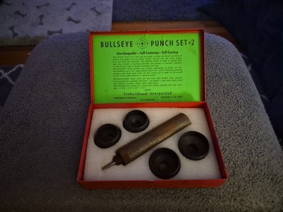 Bullseye Punch Set #2  Self Centered & Ejected Vintage USA Machinist Tool