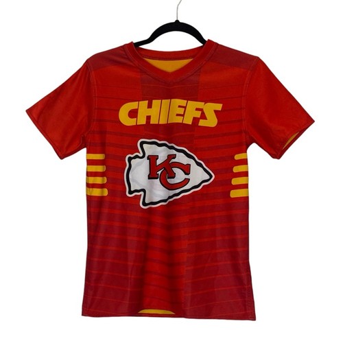 Kansas City Chiefs Official NFL Flag Football Reversible Jersey Kid's Large - Picture 3 of 9