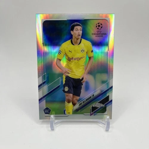 Jude Bellingham 2020-21 Topps Chrome UEFA UCL #68 Silver Refractor Rookie RC