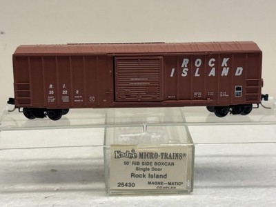 N Scale Kadee Micro Trains MTL 25430 Rock Island RI 35222 Box Car