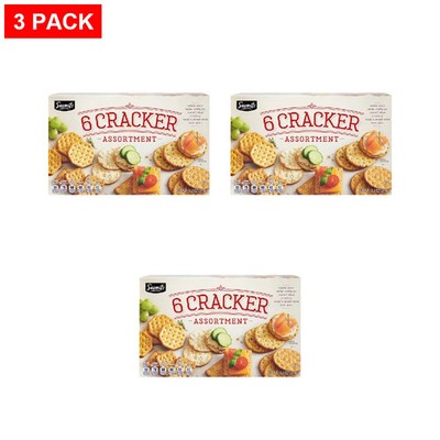 Savoritz Six Cracker Assortment, 13.1 oz - Pack of 3
