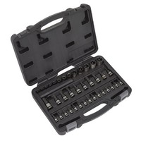 Sealey Trx Stern Buchse & Sicherheit Bit Set 38Pc 0.6Cm,1Cm & 1.3Cmsq Drive