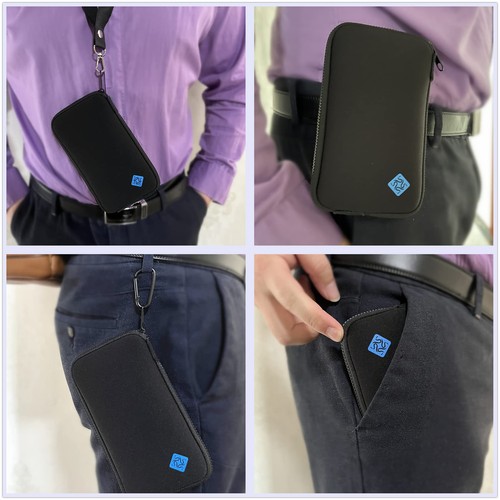 EMF Schutztasche mit Faraday Tasche für Handy, EMF Schutzhülle... - Bild 7 von 9