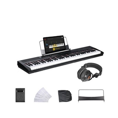 Artesia Portable 73 Key Weighted Keyboard With Full-Sized Velocity Sensitive ...