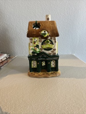 Blue Sky Clayworks 'The Leapin Leprechaun Pub' Tealight Holder St. Patrick s Day