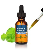 1 Fl Oz (Pack of 1), Herb Pharm Brain and Mem...