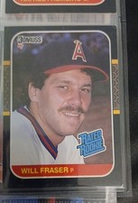 1987 Donruss - Rated Rookie Willie Fraser #40 (RC)
