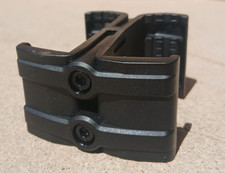 Single Mag Coupler Link - Matte Black Deburred - Snag-Free