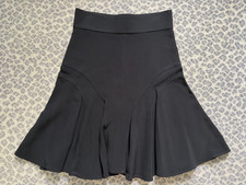 Givenchy Paris Fit and Flare Black Skirt Size 38