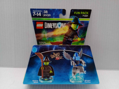 LEGO Dimensions The Wizard of Oz Wicked Witch with Winged Monkey Fun Pack 71221