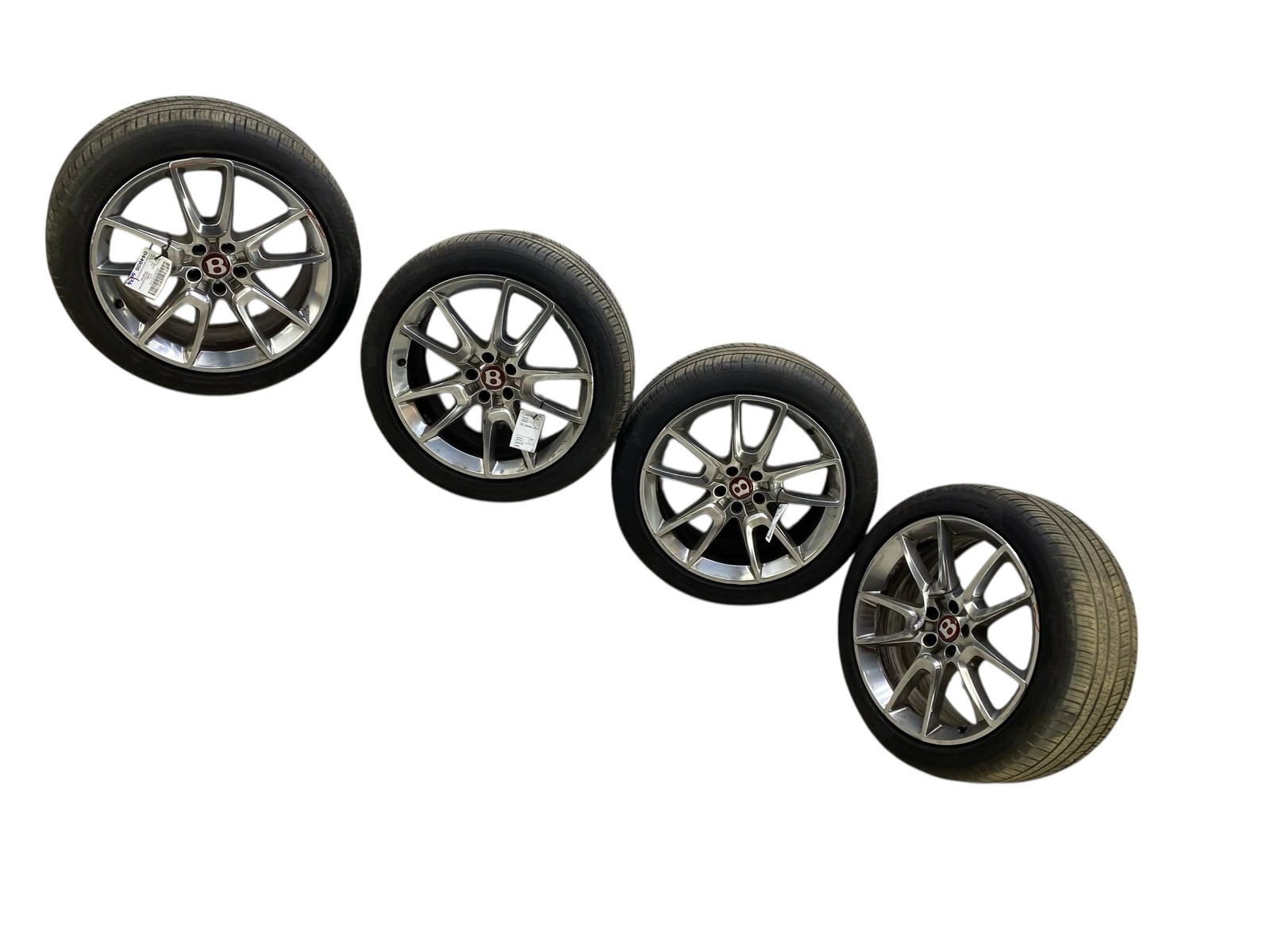 2015 BENTLEY CONTINENTAL 20x9.5 POLISHED ALUMINUM WHEEL RIM SET /275/40R20 TIRES