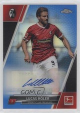 2021 Topps Chrome Bundesliga Blue Refractor 122/299 Lucas Holer Höler Auto 1b8