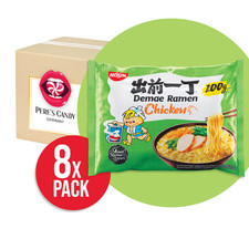 8er Pack NISSIN Ramen Instant Nudeln - Chicken 8x 100g