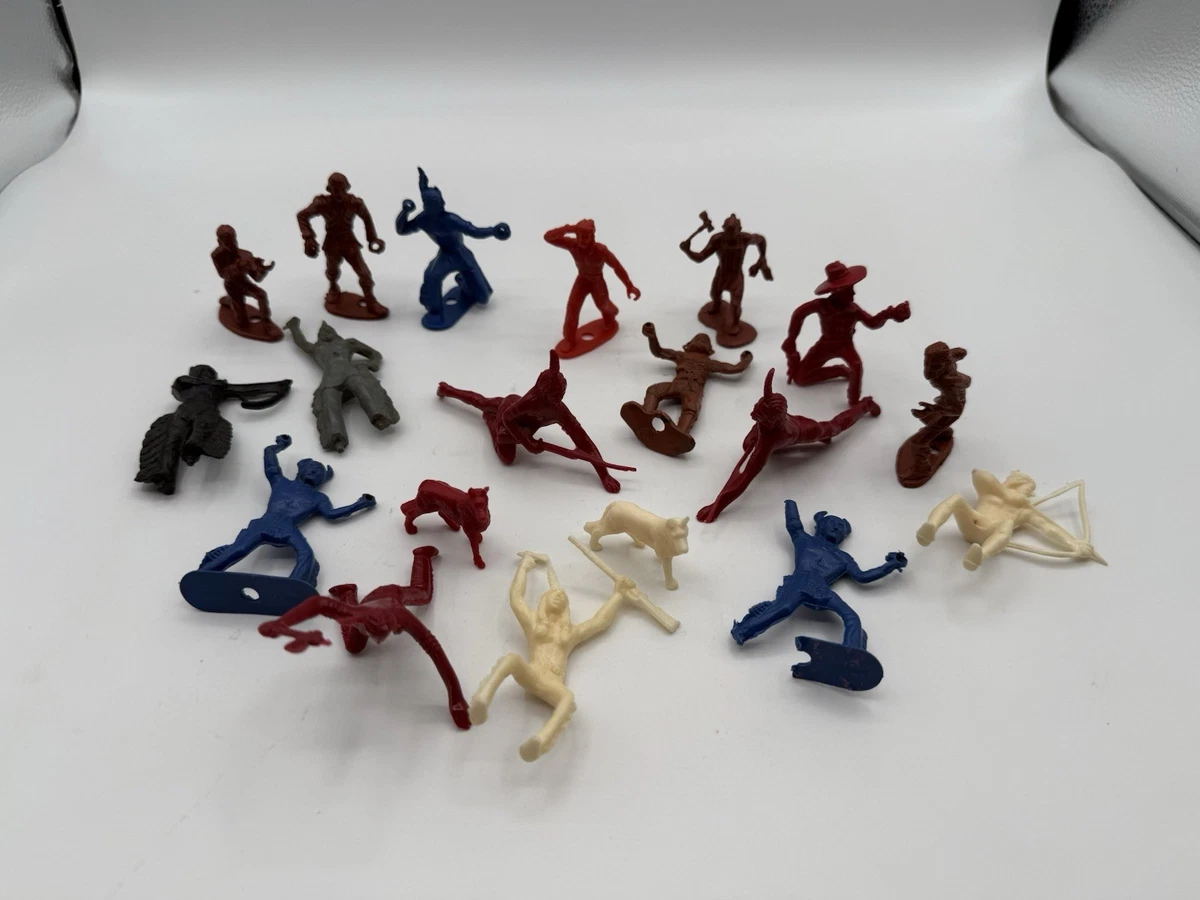 Plastic Indian Figures Indiana Vintage & Antique Cowboy & Western