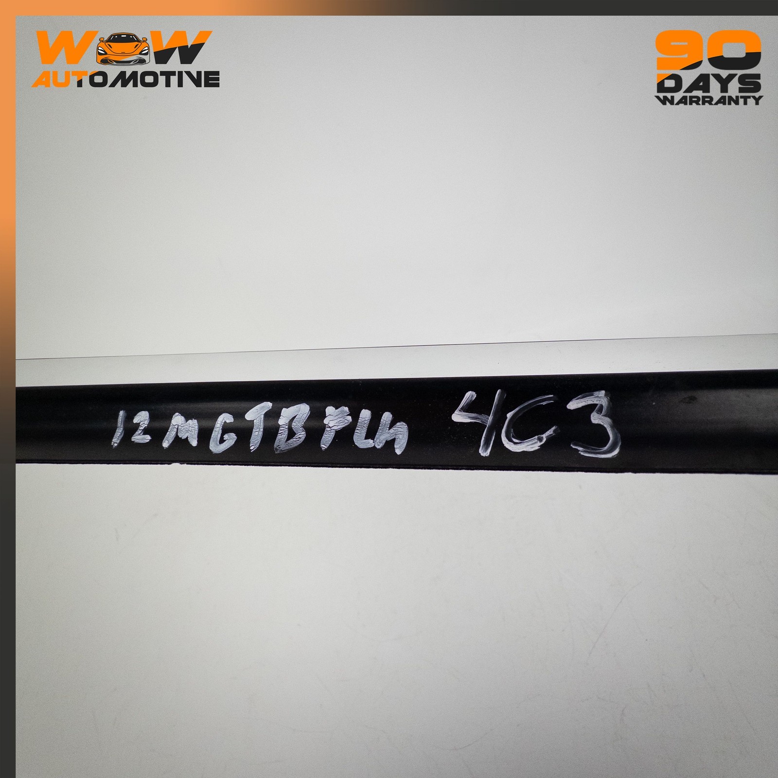 08-19 MASERATI GRANTURISMO FRONT LEFT OUTER DOOR WINDOW BELT MOLDING OEM