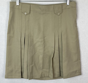 French Toast Khaki Beige School Uniform Skirt Pleated SV9011-G-18 Costume NWOT