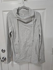 Lululemon Womens Coast Easy Wrap Jacket In Gray Size 6 Excellent Condition