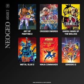 Blaze Evercade Neo Geo Arcade Collection 2 Game Cartridge -6 Games -New & Sealed