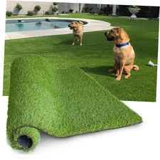 Artificial Grass Turf Rug 4x10 Ft, 1.77" Thickness Astroturf 4Ft X 10Ft 4 Ft