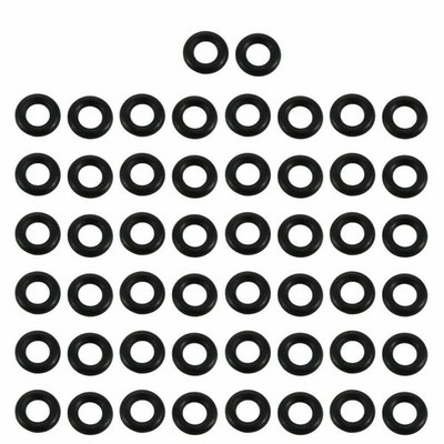 50pcs black nitrile butadiene rubber O-ring 4mm inner slide 1.8mm width KD *kk