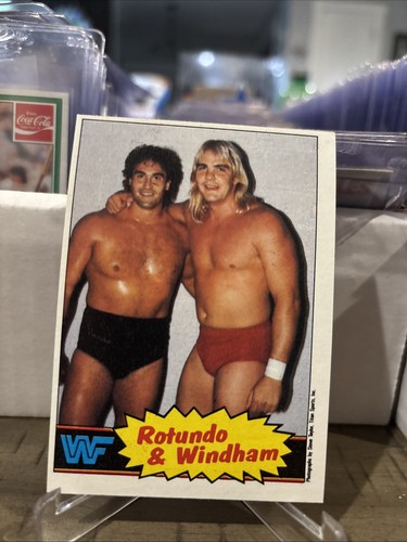 1985 Topps WWF - #18 Barry Windham, Mike Rotunda (RC) EX-MT Free Shipping - Picture 3 of 6