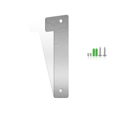 4" 5" 6" 8" 10" Floating 304 Stainless House Numbers, Metal Number 4" 1 
