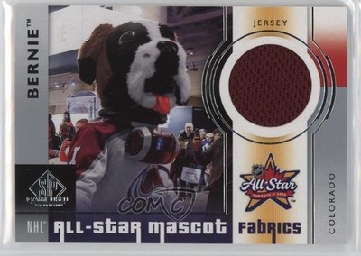 2024 Upper Deck SP Game Used All-Star Mascot Fabrics Bernie the St Bernard 0l0h