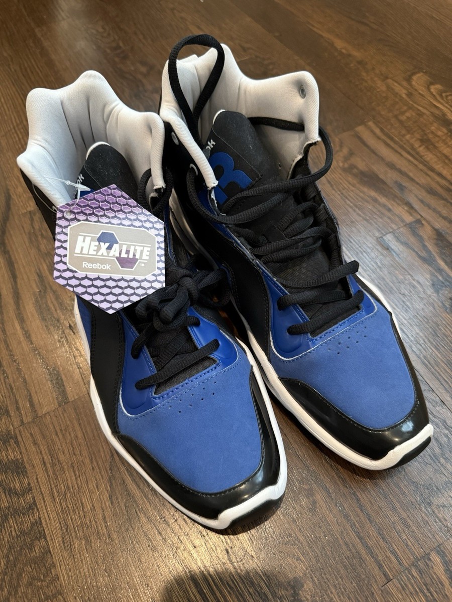 Reebok Kamikaze 3 Mid Dark Royal Blue Black Mens Size 11 Basketball (V9) Reebok Kamikaze 3 Mid Black Red for Sale | Authenticity  main image 3