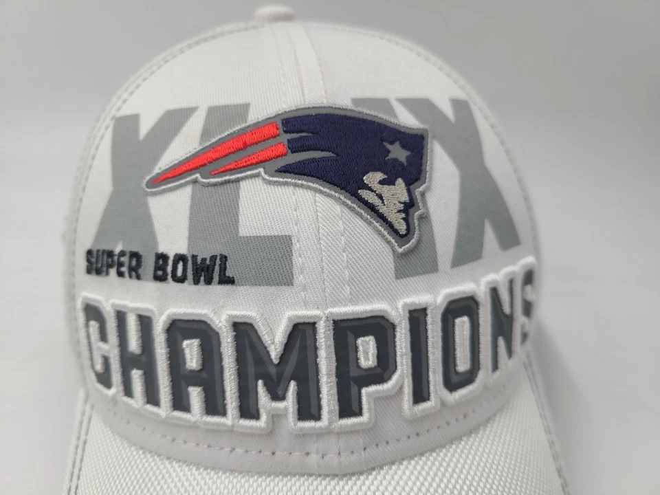 Gorra New England Patriots Super Bowl XLIX Champions New Era 9Forty NFL Blanca Foto 4 de 4