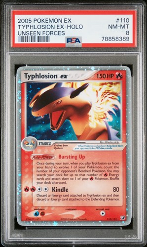 Typhlosion ex graded PSA 8 for sale on eBay