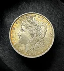 1886 Morgan Silver Dollar Uncirculated Nicely Toned Album Stored
