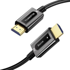 8K Fiber Optic HDMI 2.1 Cable 50ft,Ultra High Speed Fiber Long HDMI Cord,48Gb...