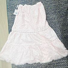 Target by LoveShackFancy Floral Tiered Lace Midi Skirt Size 14 Kids NWT