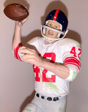 Custom NFL Mcfarlane football New York Giants Hall of Fame QB Charlie Conerly