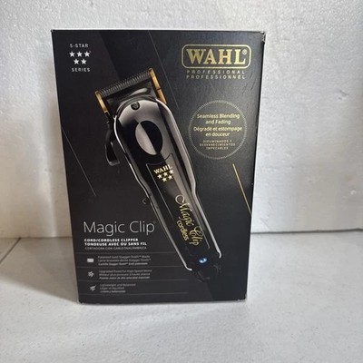 Wahl Professional 5 Star Magic Clip Cordless Clipper - Black &Gold