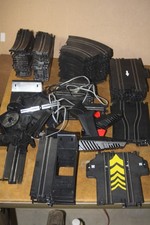 Lot of 92 Pieces Artin 1:43 Slot Car Track- Transformer-Controllers-Accessories
