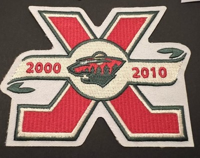 Minnesota Wild 10th Anniversary 2000-2010 Hockey Patch National Emblem