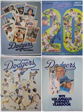 Los Angeles Dodgers vintage yearbooks lot (4)