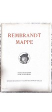 Rembrandt Bildermappe mit 14 Reproduktionen – Kunstwart Verlag München – 27x37cm