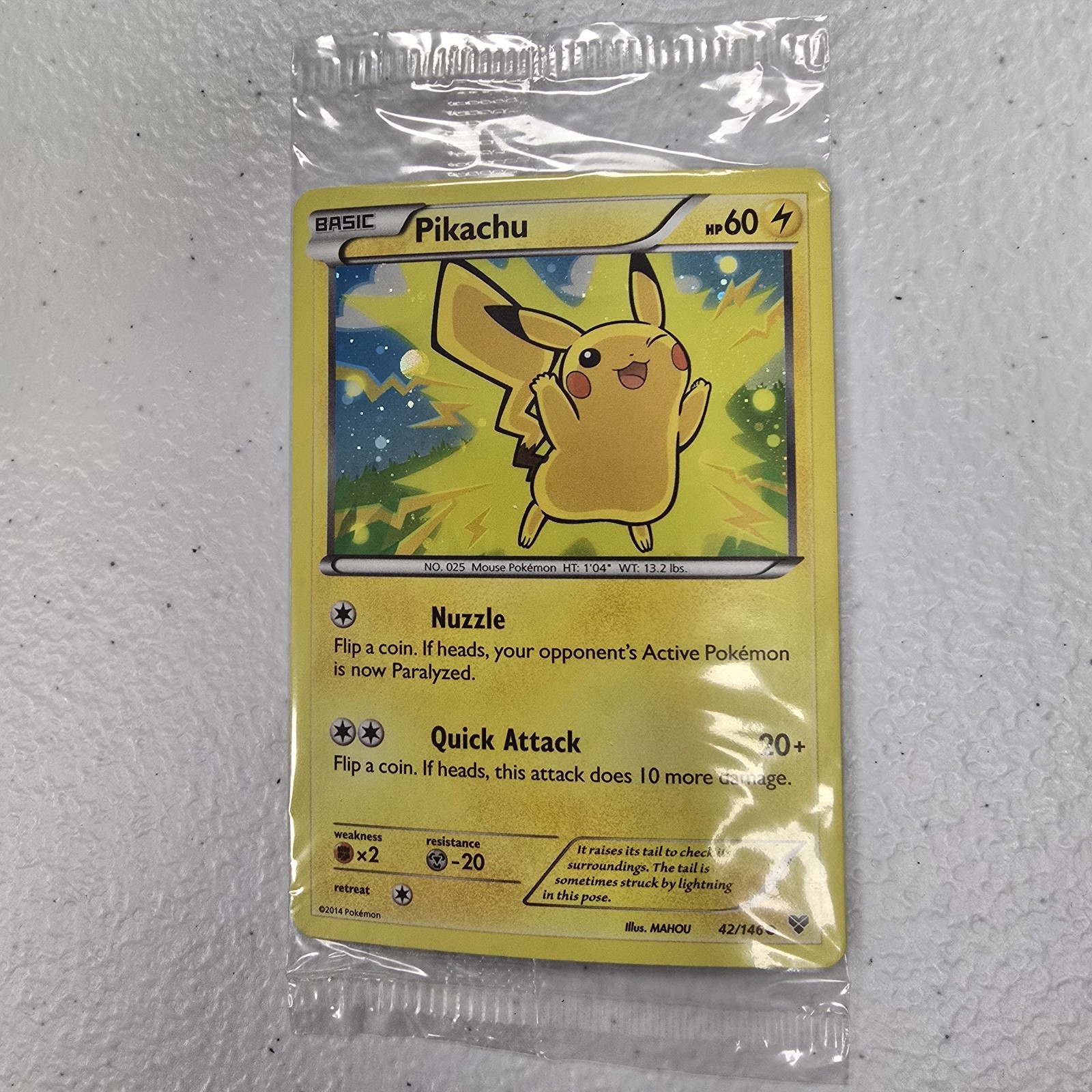 2014 Pikachu 42/146 Holo Factory Sealed Lego Movie Promo Cards