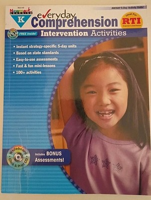 Newmark Learning Grade K Everyday Comprehension Intervention Activities Aid ...