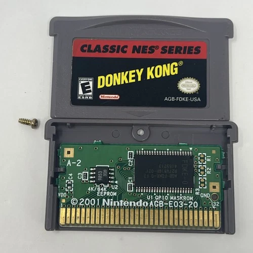 Donkey Kong Classic NES Series (Nintendo Game Boy Advance, 2004) Authentic Works