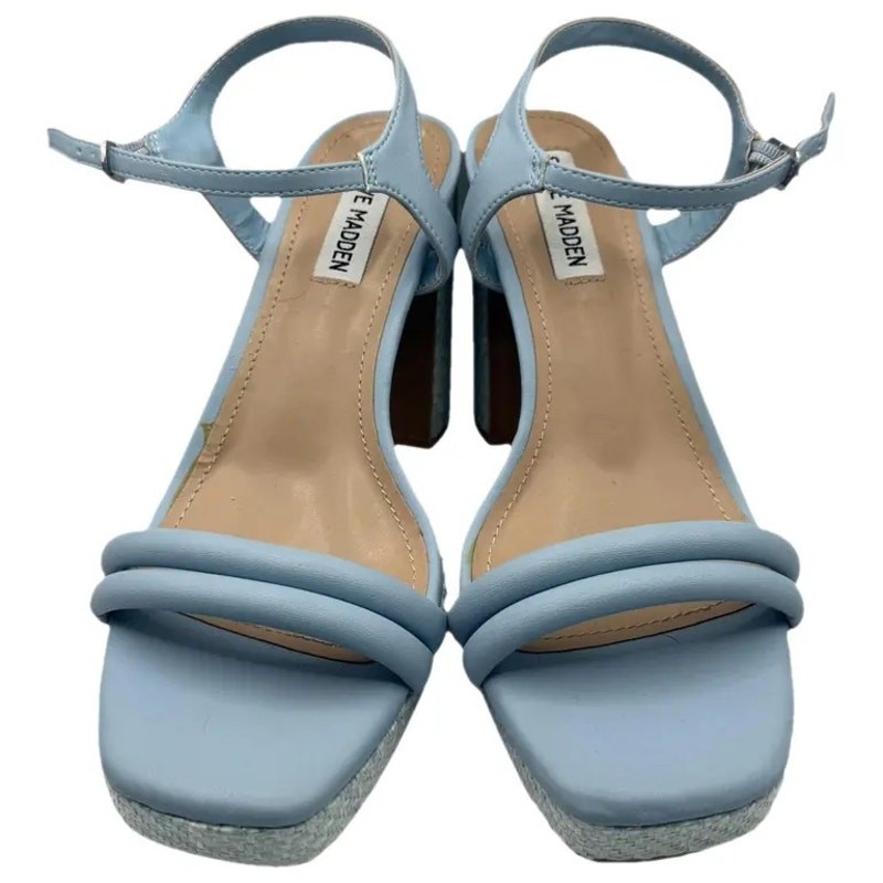 Steve Madden Light Blue Platform Heels – Size 8.5 (New)