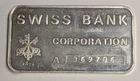 1 oz .999 Silver Vintage Bar ~ Swiss Bank Corporation